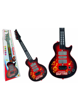 Gitara elektryczna Gwiazdy czerowna