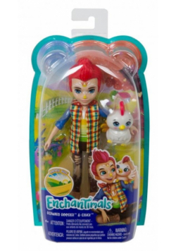 Enchantimals. Lalka Redward Rooster + Cluck