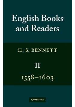 English Books and Readers 1558 1603