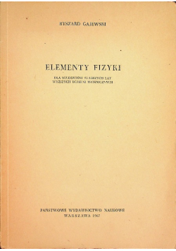 Elementy fizyki