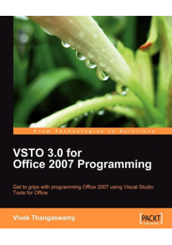 VSTO 3.0 for Office 2007 Programming