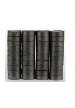 Magnesy 15mm czarne 40szt