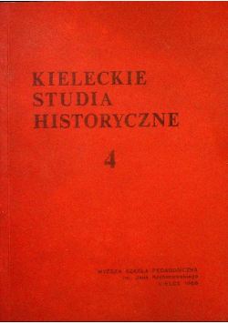 Kieleckie studia historyczne tom 4