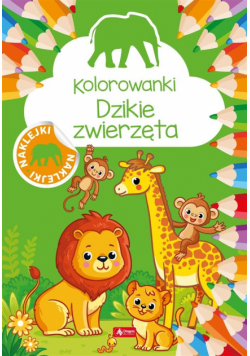 Kolorowanki. Dzikie zwierzęta
