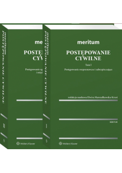 Meritum. Postępowanie cywilne T.1-2