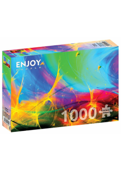 Puzzle 1000 Tęczowe fraktale