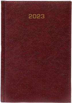 Kalendarz 2023 Dzienny A5 Baladek bordo ANIEW