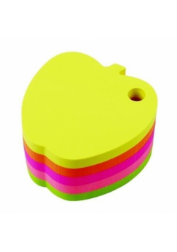 Notes kostka Jabłuszko mix 5 kolorów neon