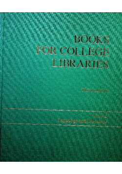 Books for College Libraries Vol 2
