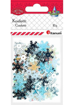 Konfetti płatki śniegu 10g