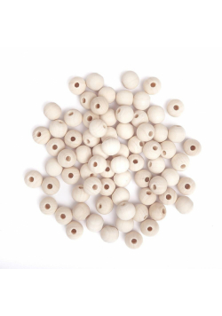 Koraliki drewniane kulki 12mm