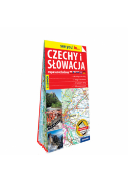 Czechy i Słowacja; papierowa mapa samochodowa 1:550 000