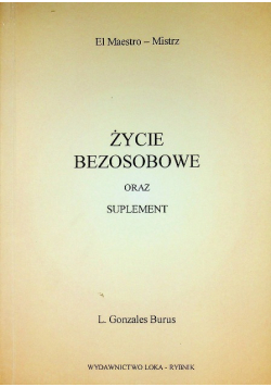 Życie bezosobowe oraz suplement