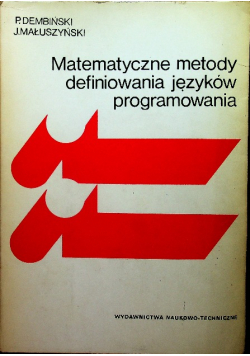 Matematyczne metody definiowania języków programowania