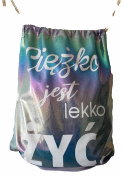 Worek szkolny plecak WR1059 Ciężko jest MESIO
