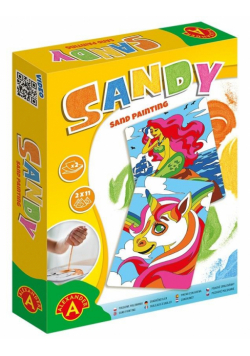 Sandy Piaskowe Malowanki Syrenka, jednorożec ALEX