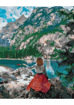 Malowanie po numerach - Podróżniczka 40x50cm
