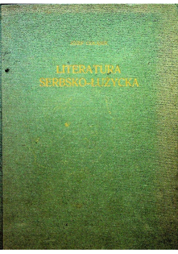 Literatura serbsko łużycka 1938 r