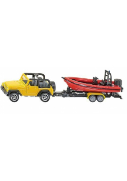 Siku 16 - Jeep z łodzią S1658