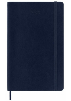 Kalendarz 2023 dzienny 12ML miękka sapphire blue