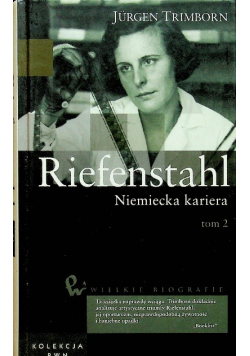 Riefenstahl Niemiecka kariera tom 2