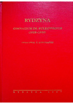 Rydzyna reprint  z 1937 r