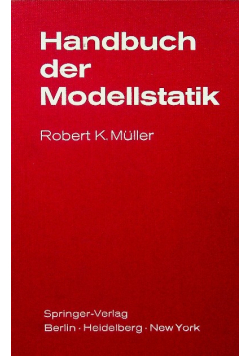 Handbuch der Modellstatik