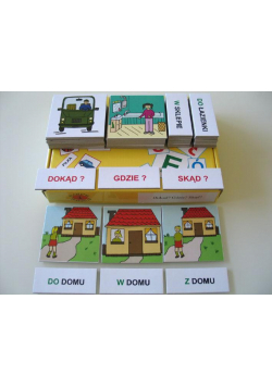 Zestaw dydaktyczny. Dokąd? Gdzie? Skąd?