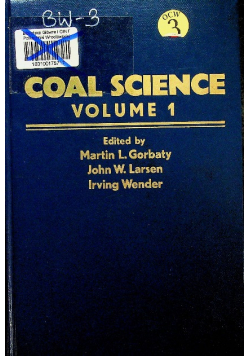 Coal Science Volume 1