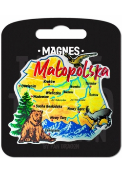 Magnes I love Poland Małopolska ILP-MAG-A-KRA-32
