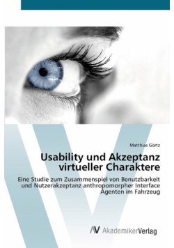 Usability und Akzeptanz virtueller Charaktere
