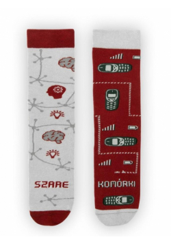 Skarpety Szare komórki 43-46