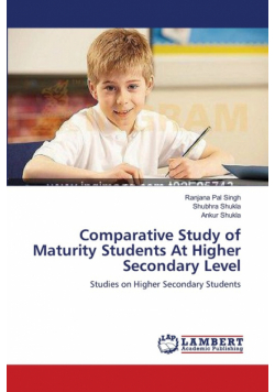 Comparative Study of Maturity Students At Higher Secondary Level