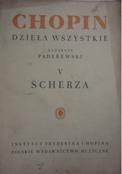 Chopin -Dzieła wszystkie V Scherza 1949 r.