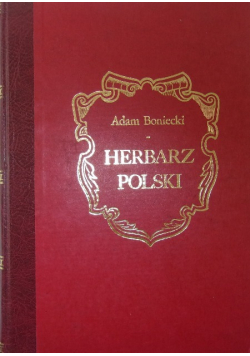Herbarz Polski tom III reprint z 1900 r.