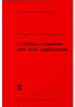Evolution equations and their applications