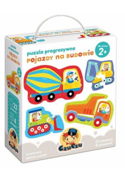 Puzzle progresywne Pojazdy na budowie