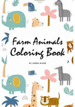 Farm Animals Coloring Book for Children (6x9 Coloring Book / Activity Book)
