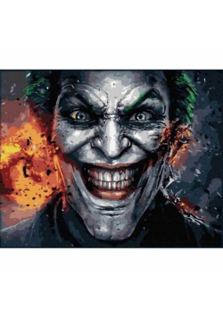 Malowanie po numerach - Zły Joker 40x50cm