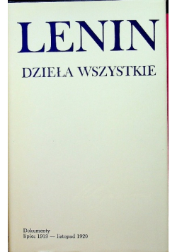 Lenin Dzieła wszystkie tom 51