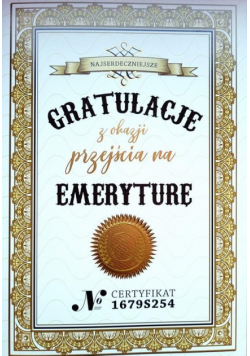 Karnet Emerytura