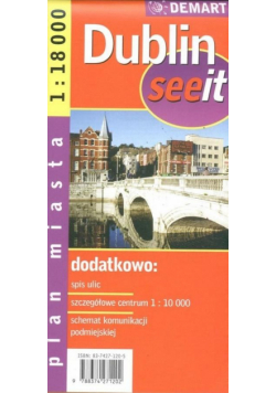 Dublin see it - plan miasta 1:18 000