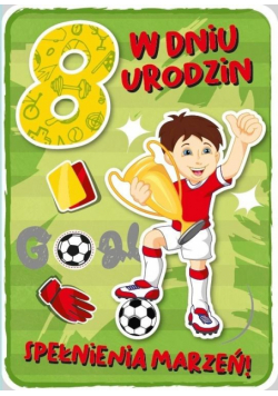 Karnet Urodziny 8 GM-697