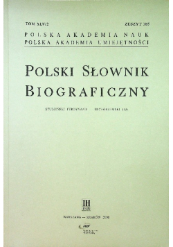 Polski słownik biograficzny Tom XLV / 2 zeszyt 185