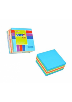 Notes kostka niebieska - mix neon i pastel.