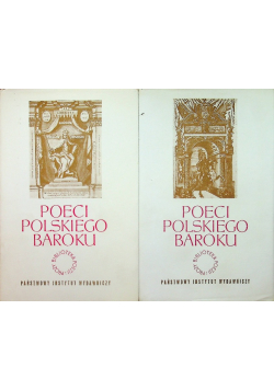 Poeci polskiego baroku Tom I i II