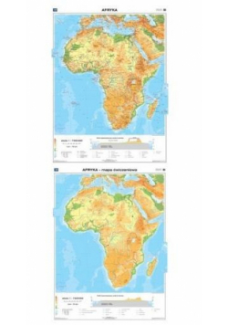 Mapa - AFRYKA Ogólnogeograficzna NE