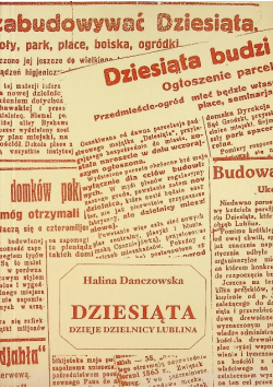 Dziesiąta dzieje dzielnicy Lublina
