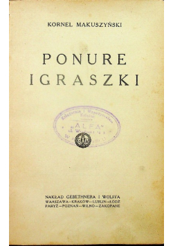 Ponure igraszki 1927 r.
