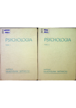 Psychologia 2 tomy